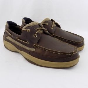 Sperry Top-Sider Lanyard Men's 13M Dark Brown/Tan